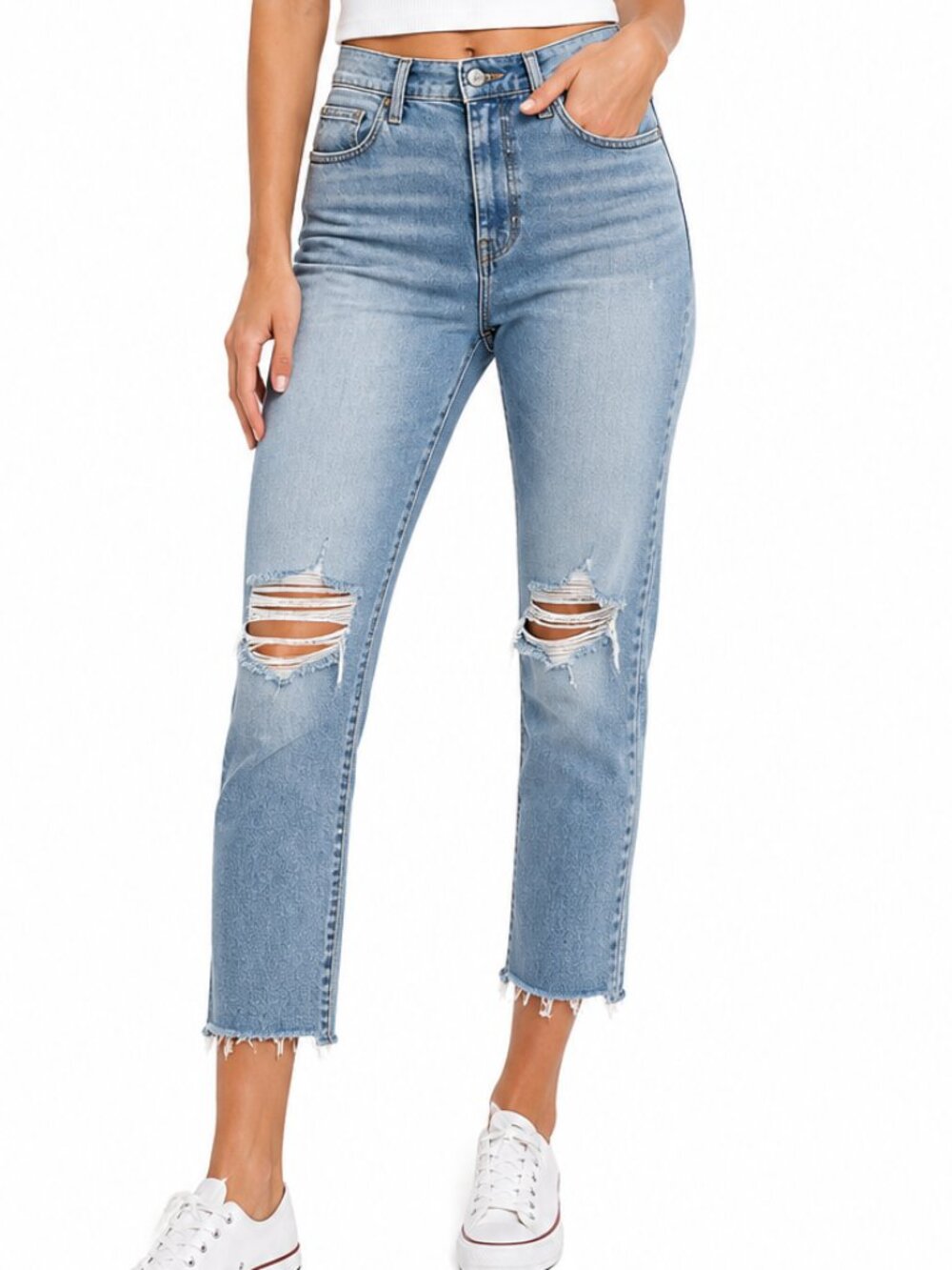 Lucky Brand Bridgette High Rise Crop Jeans 6